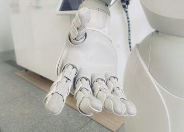 image of a robot reaching out its hand for the ai statistics page